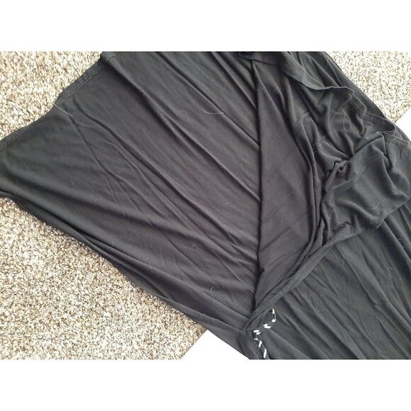 Kut from the Kloth Black open shoulder Short sleeve elastic Waist long dress S - Picture 10 of 10